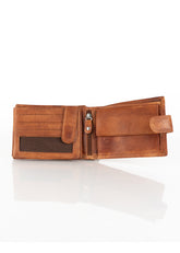 Skórzany Portfel Premium Rfid Mustang Denimo Wallet Side Opening With Button